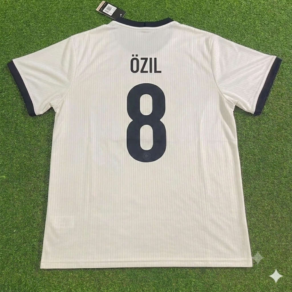 Mesut Özil Germany Deutschland 125 Year Special White Football Jersey