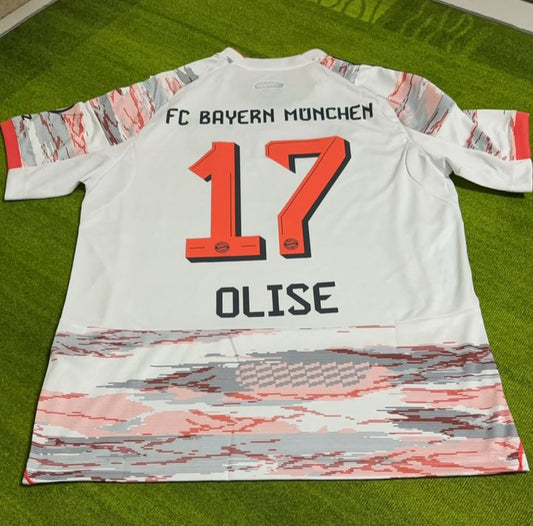 Michael Olise 17 Bayern Munchen Away New season Trikot Soccer Shirt