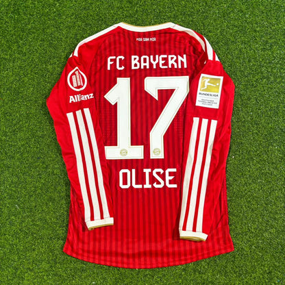 Michael Olise Bayern Munich 2027 Championship Long Sleeve Football Jersey