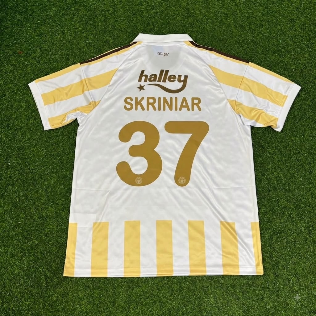 Milan Skriniar #37 Fenerbahçe 2027 New Season Football Jersey Kit