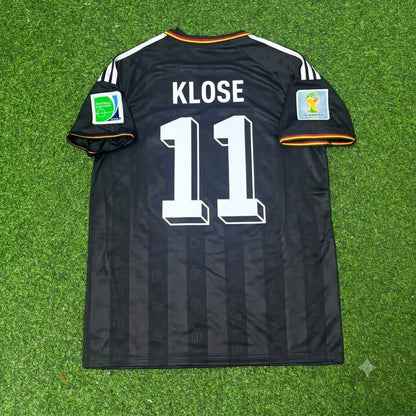 Miroslav Klose Germany 2014 World Cup Special Edition Black Retro Football Jersey