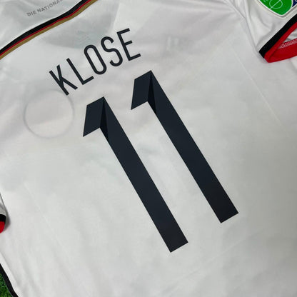 Miroslav Klose Germany 2014 World Cup White Retro Football Jersey Kit