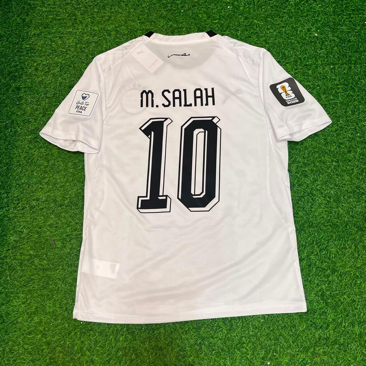 Mohamed Salah Egypt 2026 World Cup Home White Football Jersey Trikot Maillot