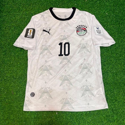 Mohamed Salah Egypt 2026 World Cup Home White Football Jersey Trikot Maillot