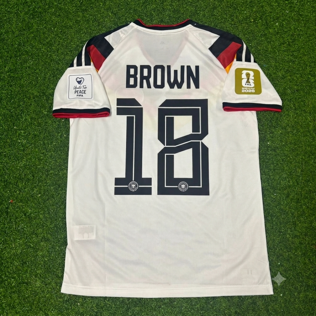 Nathaniel Brown #18 Germany 2026 World Cup Home Jersey Trikot Maillot