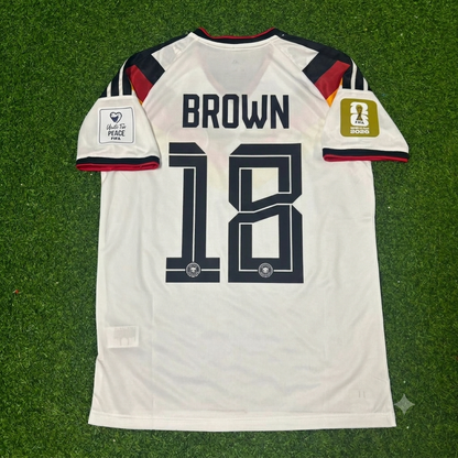 Nathaniel Brown #18 Germany 2026 World Cup Home Jersey Trikot Maillot