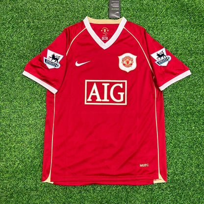 Nemanja Vidic Manchester United 2006/07 Rotes Trikot Trikot Maglia Fußballtrikot