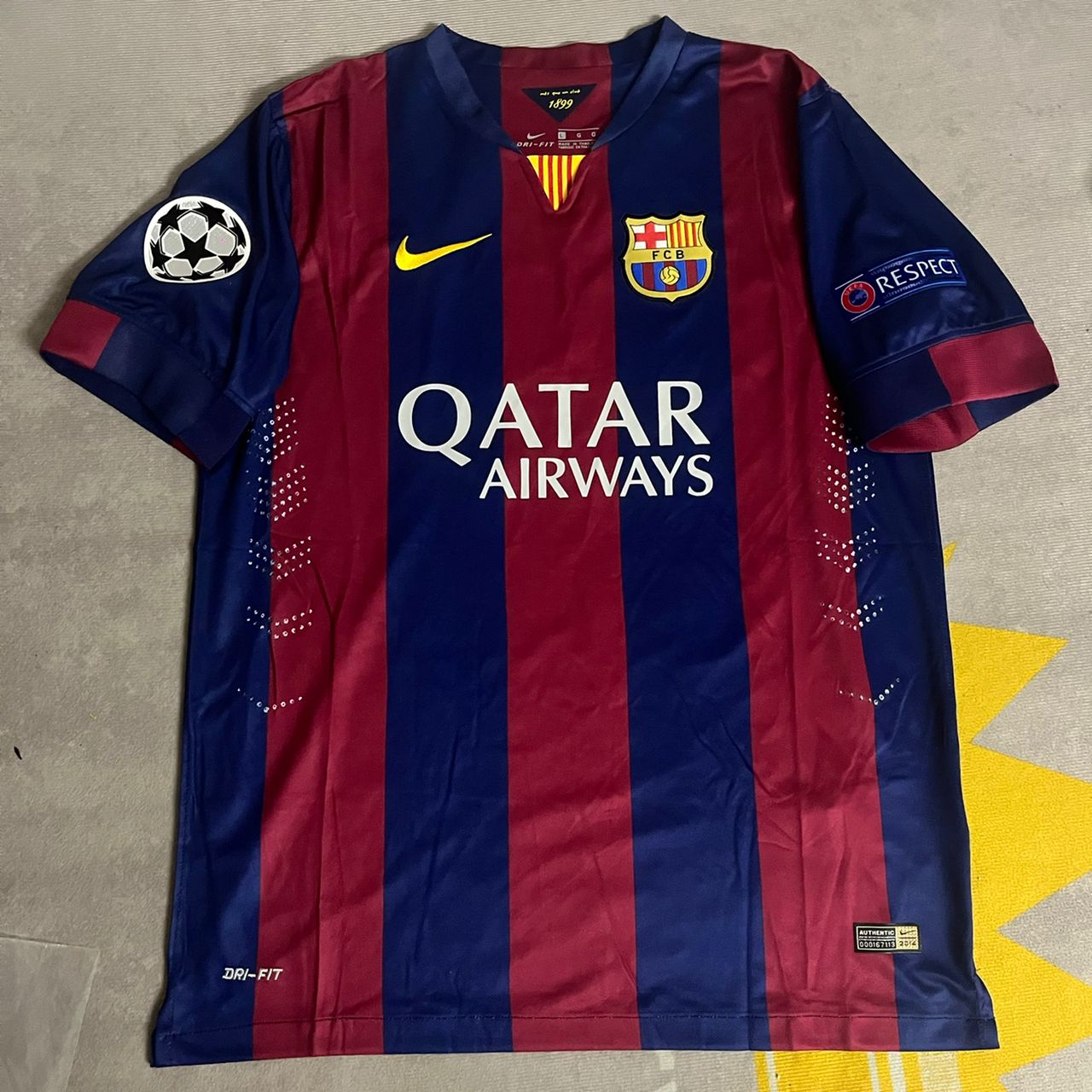 Neymar JR Barcelona 2015 Final Berlin Champions League Jersey Trikot