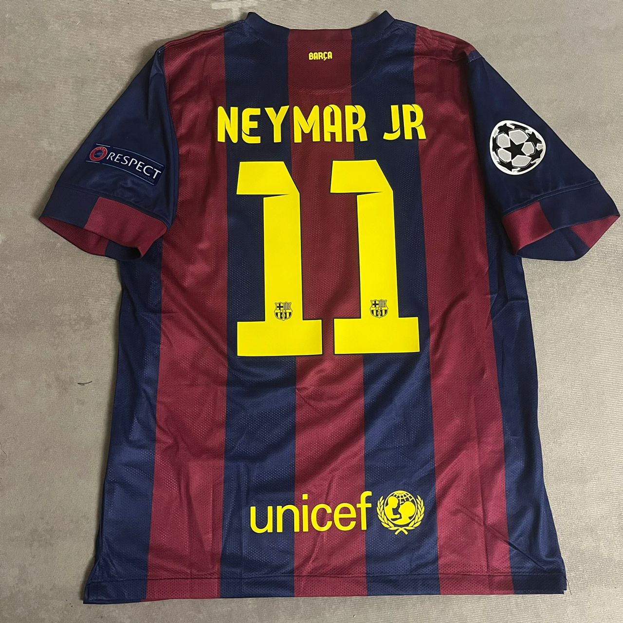 Neymar JR Barcelona 2015 Final Berlin Champions League Jersey Trikot