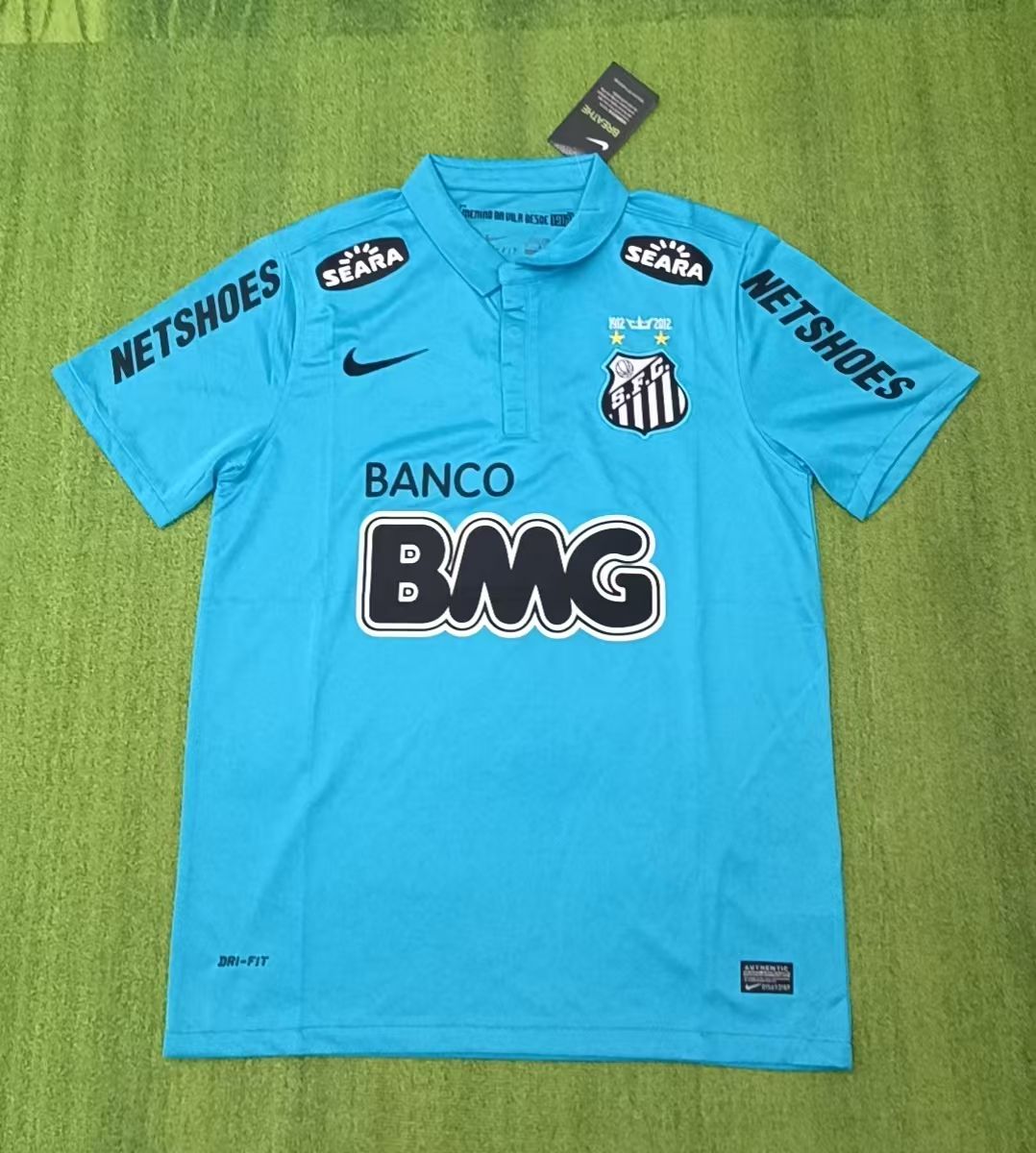 Neymar JR Number #10 Santos FC 2011 2012 Retro Jersey Trikot