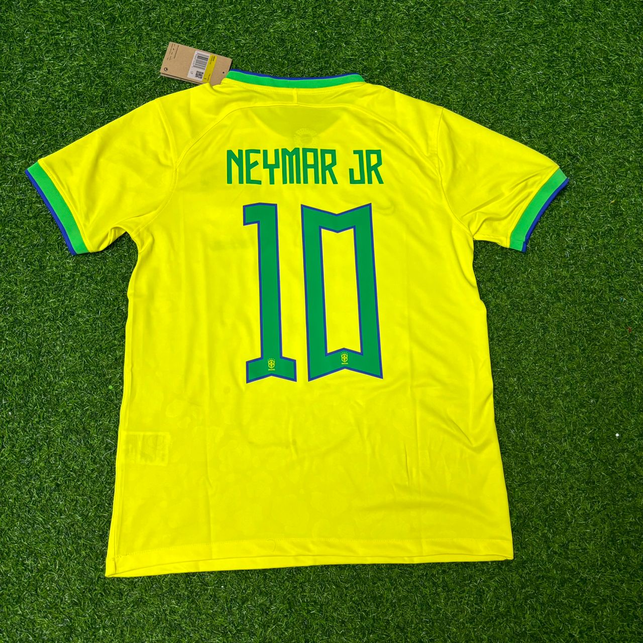 Neymar Jr – Brazil 2022 World Cup Retro Kit Jersey – | Trikot | Maillot Soccer Shirt