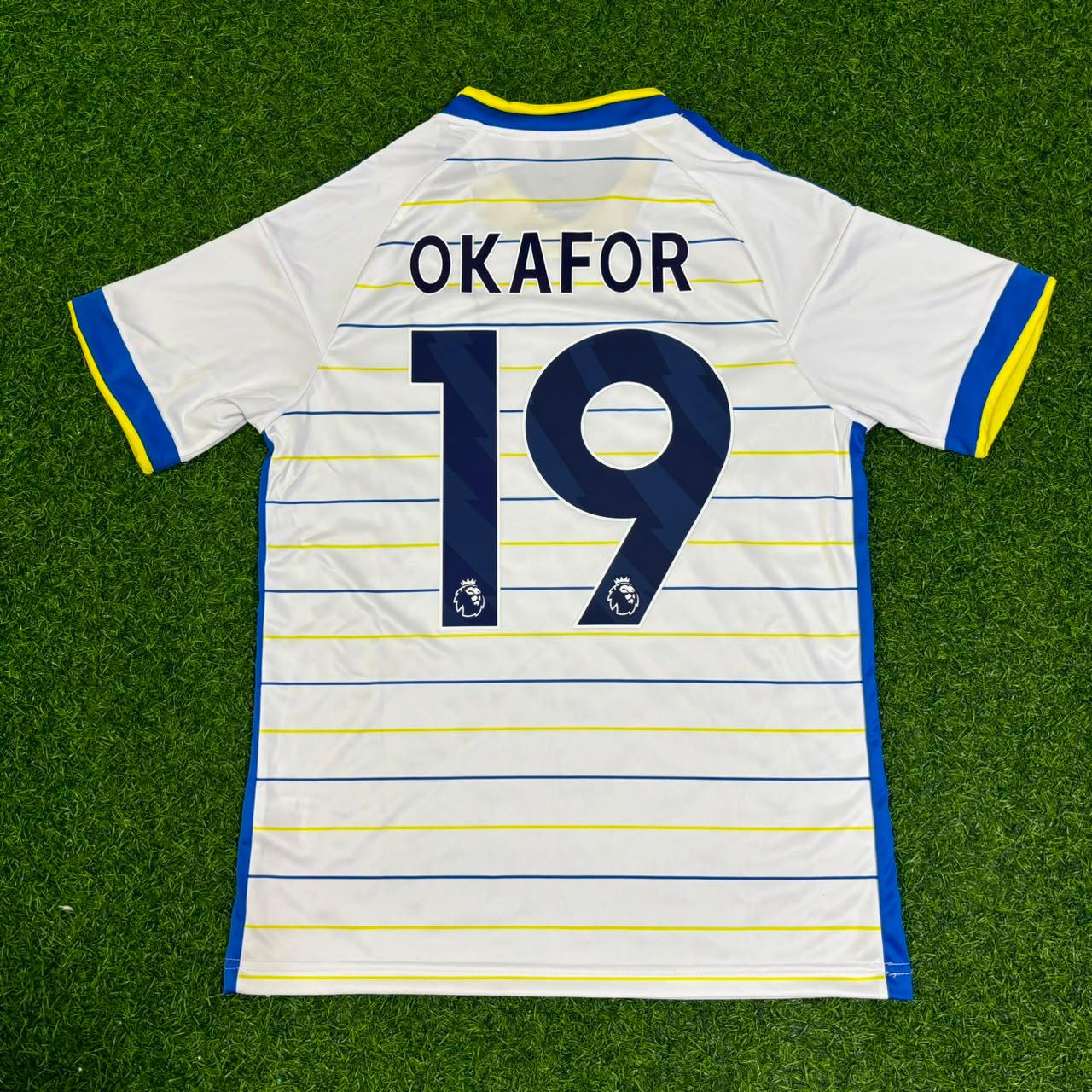 Noah Okafor Leeds United Home New Season 2027 Jersey Kit Soccer Trikot Maillot Maglia