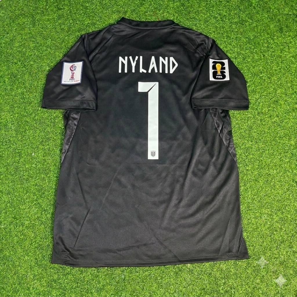 Ørjan Nyland Norway Goalkeeper 2026 World Cup Black Away Football Jersey