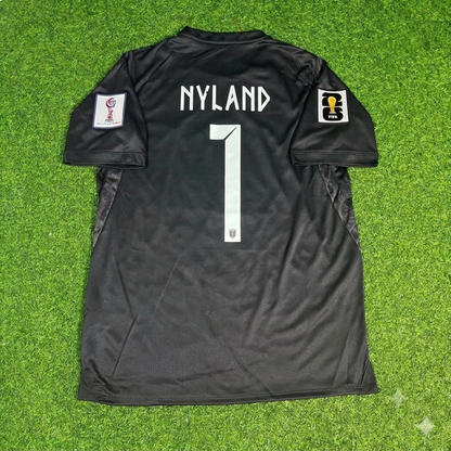 Ørjan Nyland Norway Goalkeeper 2026 World Cup Black Away Football Jersey