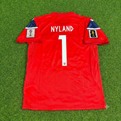 Ørjan Nyland Norway Goalkeeper 2026 World Cup Home Football Jersey