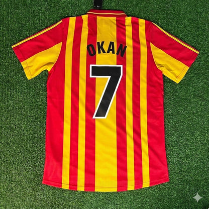 Okan Buruk 7 – Galatasaray 2000 UEFA Super Kupa Final Retro Kit Jersey – | Trikot | Maillot | Forma