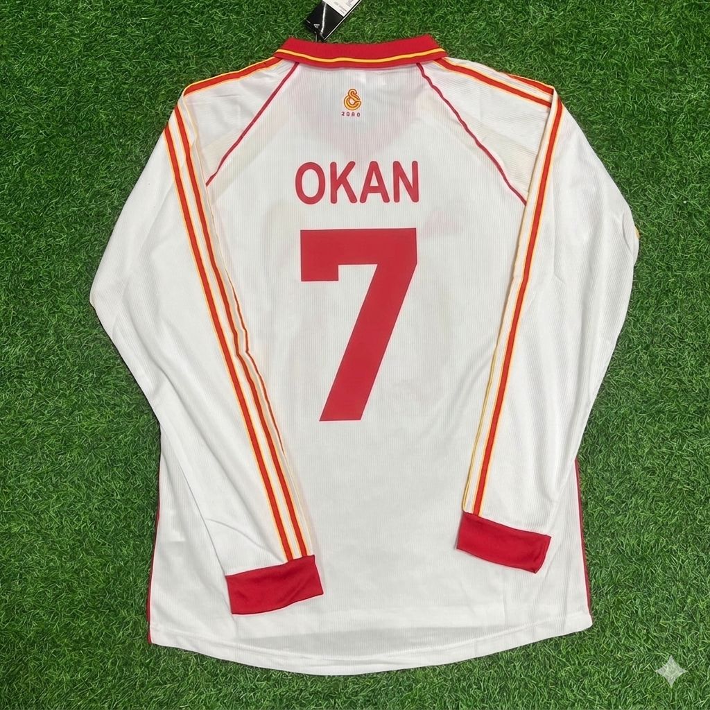 Okan Buruk Galatasaray UEFA 2000 Final Retro Football Jersey Kit