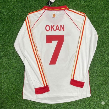 Okan Buruk Galatasaray UEFA 2000 Final Retro Football Jersey Kit
