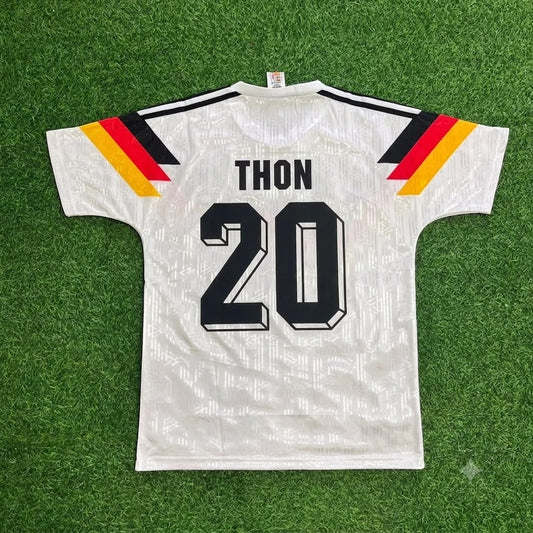 Olaf Thon Germany 1990 World Cup Retro Football Jersey Kit