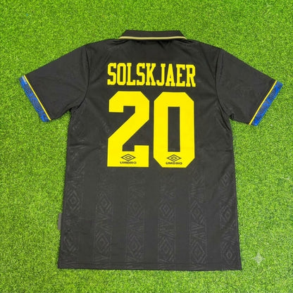 Ole Gunnar Solskjaer Manchester United Commemorative Retro Football Jersey