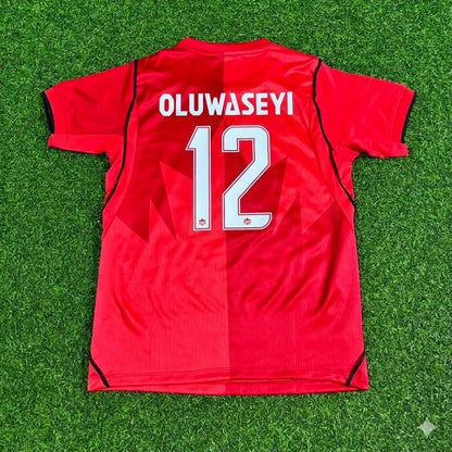 Tani Oluwaseyi Canada 2026 World Cup Home Red Football Jersey