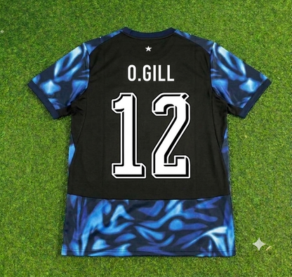 Orlando Gill Paraguay World Cup 2026 Black Football Jersey Shirt Trikot Maillot