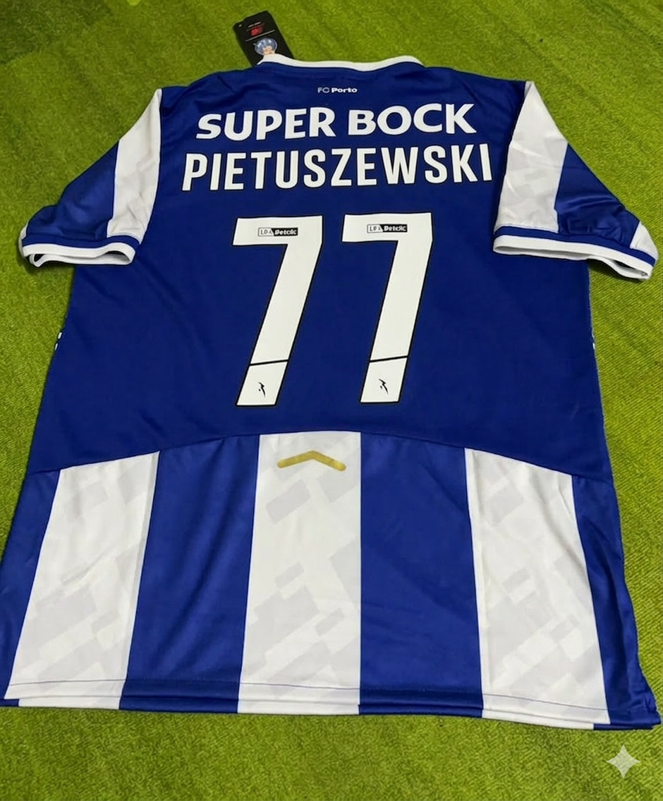 Oskar Pietuszewski 77- Porto New Season 2026 Jersey Trikot Maillot Soccer Shirt