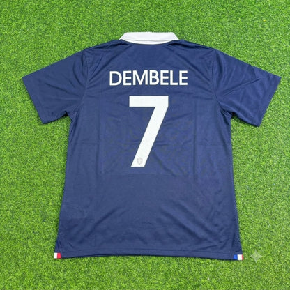 Ousmane Dembele #7 France Retro Football Jersey Trikot Maillot