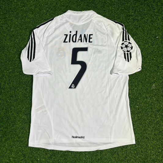 Zinedine Zidane 2004 Retro Football Soccer Jersey