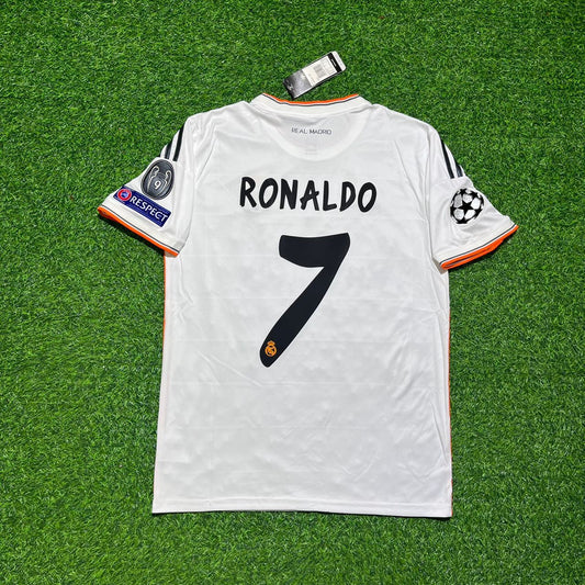 Cristiano Ronaldo 2014 CL Final Retro Football Jersey