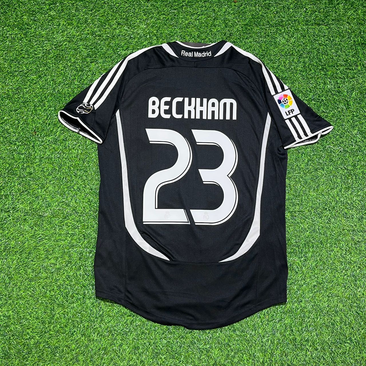 David Beckam 2006-07 Black Retro Football Jersey