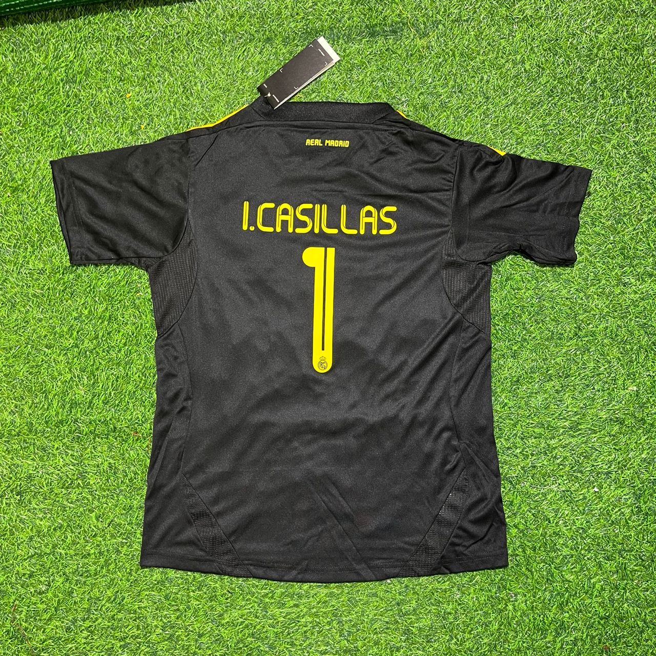 Iker Casillas 2012 Retro Black Goalkeeper Football Jersey