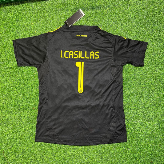 Iker Casillas 2012 Retro Black Goalkeeper Football Jersey