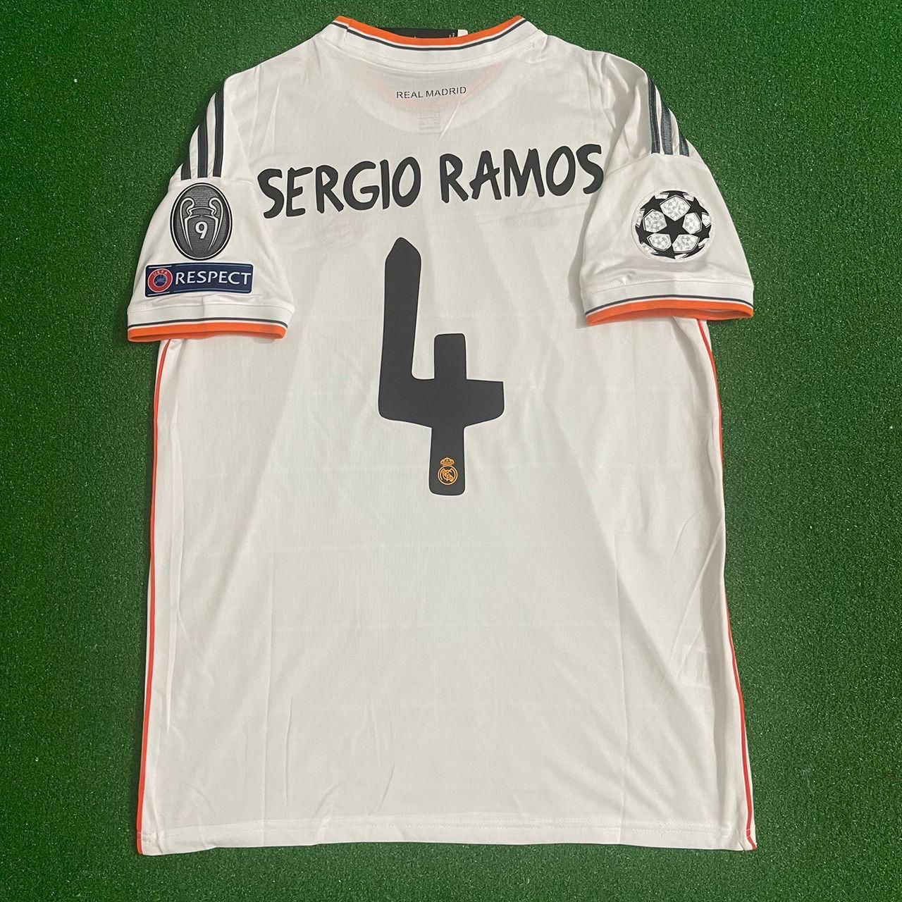 Sergio Ramos 2014 CL Final Retro Football Jersey