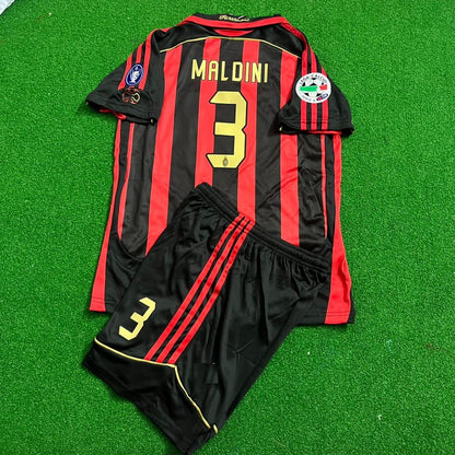 Paolo Maldini AC Milan 2006 2007 Retro Kids Soccer Jersey Kinder Trikot Soccer Shirt