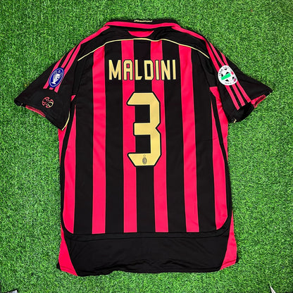 Paolo Maldini AC Milan 2006 2007 Season Retro Jersey Trikot