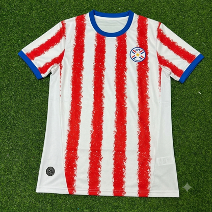 Orlando Gill Paraguay World Cup 2026 White Football Jersey Shirt Trikot Maillot