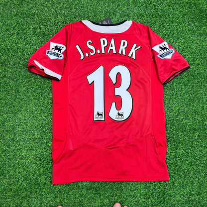 Park Ji-Sung Manchester United Retro 2005-06 Retro Jersey Maillot Maglia Soccer Shirt