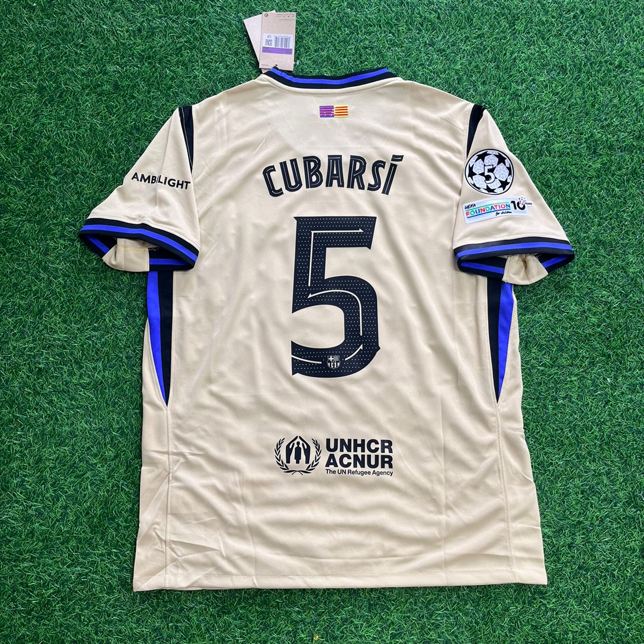 Pau Cubarsi Barcelona Auswärtstrikot Neue Saison 2026 Trikot Maillot Fußballtrikot