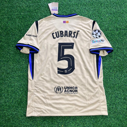 Pau Cubarsi Barcelona Auswärtstrikot Neue Saison 2026 Trikot Maillot Fußballtrikot