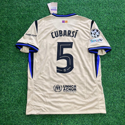 Pau Cubarsi Barcelona Auswärtstrikot Neue Saison 2026 Trikot Maillot Fußballtrikot