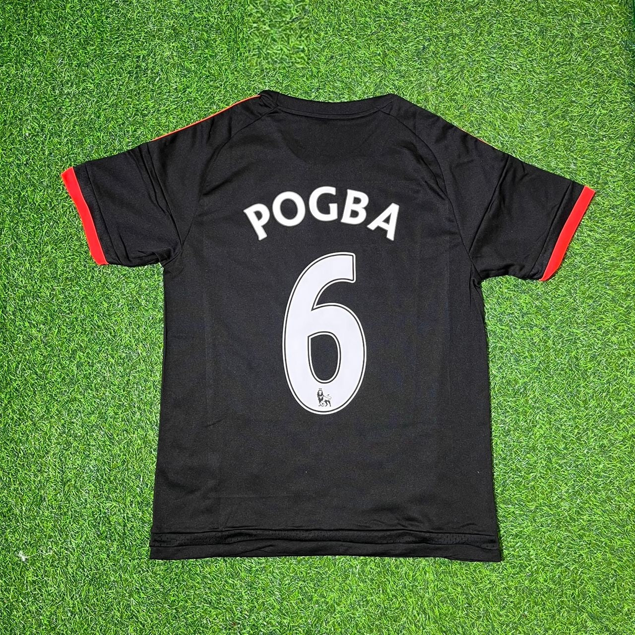 Paul Pogba Manchester United Retro Red Football Jersey Kit