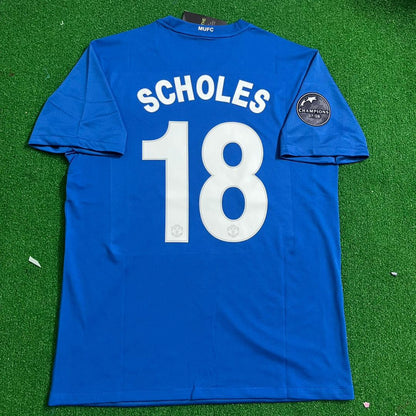 Paul Scholes Manchester United 2008 Retro-Fußballtrikot Trikot Maillot Fußballshirt
