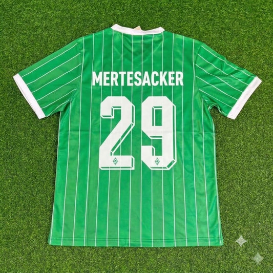 Maillot de football rétro domicile commémoratif Per Mertesacker Werder Brême