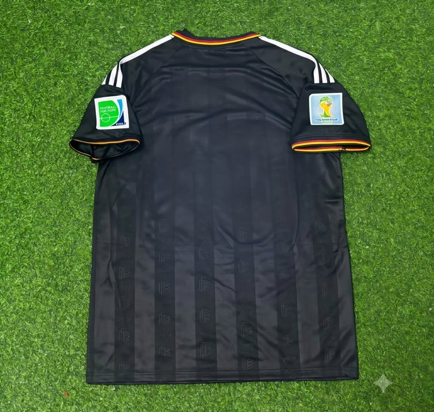 Germany 2014 World Cup Special Edition Black Retro Football Jersey