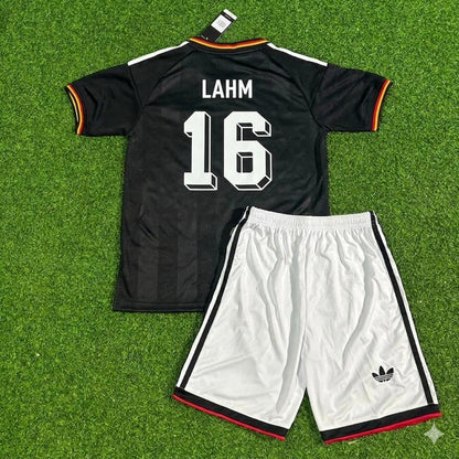 Philipp Lahm Germany Black Retro Kids Football Jersey