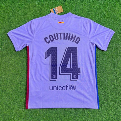 Philippe Coutinho #14 Barcelona 2021-22 Season Retro Jersey Trikot Soccer Shirt