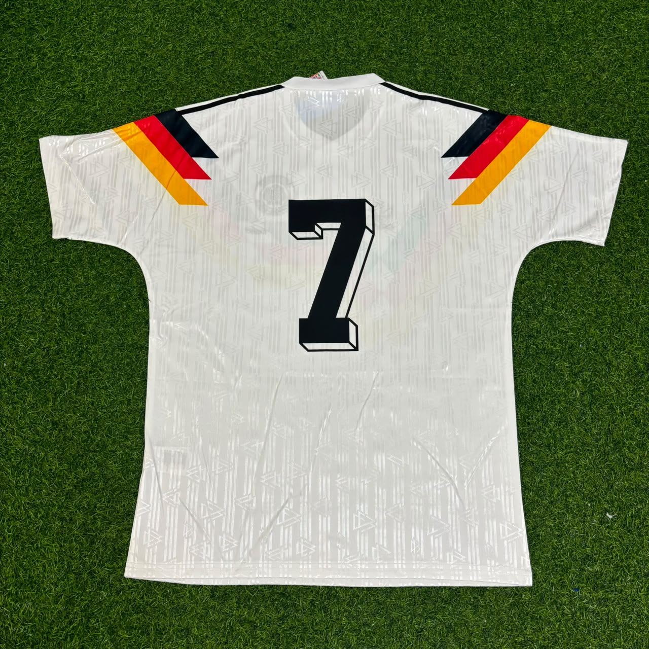 Pierre Littbarski Germany Deutschland 1990 Weltmeisterschaft Retro Fußballtrikot