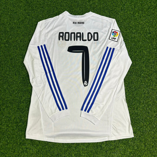 Cristiano Ronaldo 2010-2011 Retro Long Sleeve Football Kit Trikot Soccer Shirt