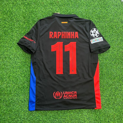 Raphinha Barcelona Schwarz Neue Saison 2026 Trikot Trikot Maillot Fußballtrikot